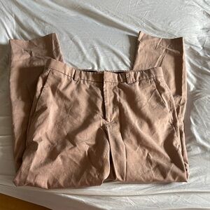 Perry Ellis Men's Chinos in Light Brown Tan/W Pink Tinge